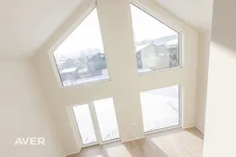 Moderna, kvalitatīva un tikko uzcelta dvīņu māja Dzidriņās.