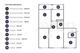 4 istabu dzīvoklis Salaspils Centrā