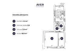 Vienistabas dzīvoklis