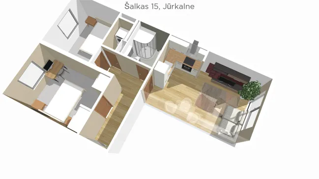 Dzīvoklis Jūrkalnes centrā