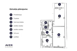 Dzīvoklis Liepājas centrā ar skatu uz Dzintaru