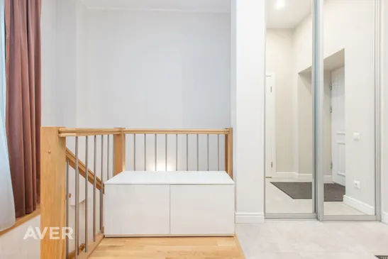 Loft dzīvoklis renovētā mājā