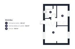 3029 m² zemes gabals ar dzīvojamo māju un palīgēku